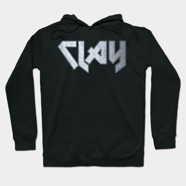 Heavy metal Clay Hoodie by KubikoBakhar